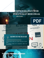 Pemprograman Web Perangkat Bergerak: Dwi Utoro