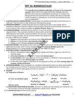 Unit 14: Biomolecules: Mahendra Kalra . 9462305605