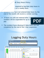 Duty Hours