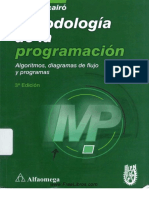 Metodología de La Programación, 3ra Edición Osvaldo Cairo Battistutti