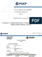 Capitulo-1 Estructuración y Comportamiento de Estructuras Frente a Sismo (2021-2)