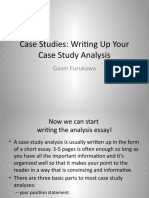 Case Studies: Writing Up Your Case Study Analysis: Gavin Furukawa