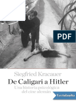 De Caligari A Hitler - Siegfried Kracauer