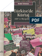 Sedef Erkmen Türkiye de Kürtaj AKP Ve Biyopolitika İletişim Yayınları