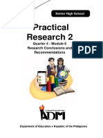 PracResearch2 Grade-12 Q4 Mod6 Research-Conclusions-And-Recommendations Version3