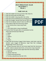 Rangkuman Materi Nabi Nuh - Kelas 1