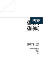 Kyocera KM-3040 Parts Manual