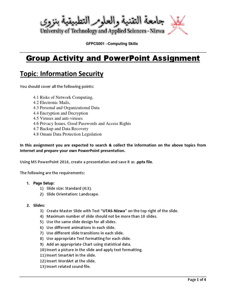 Information Security PowerPoint Guide | PDF | Microsoft Power Point ...