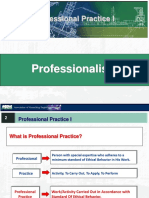 Professional Practice-Part 1 (Professionalism)