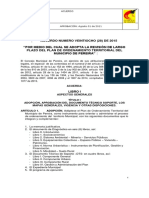 Concejo Mpal. Pot Pereira Acuerdo 28 de 2015
