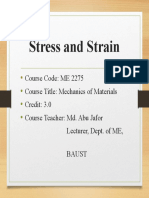 Mechanics of Materials Stress and Strain Course