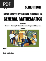 Quarter 2 - Module 3 General Mathematics