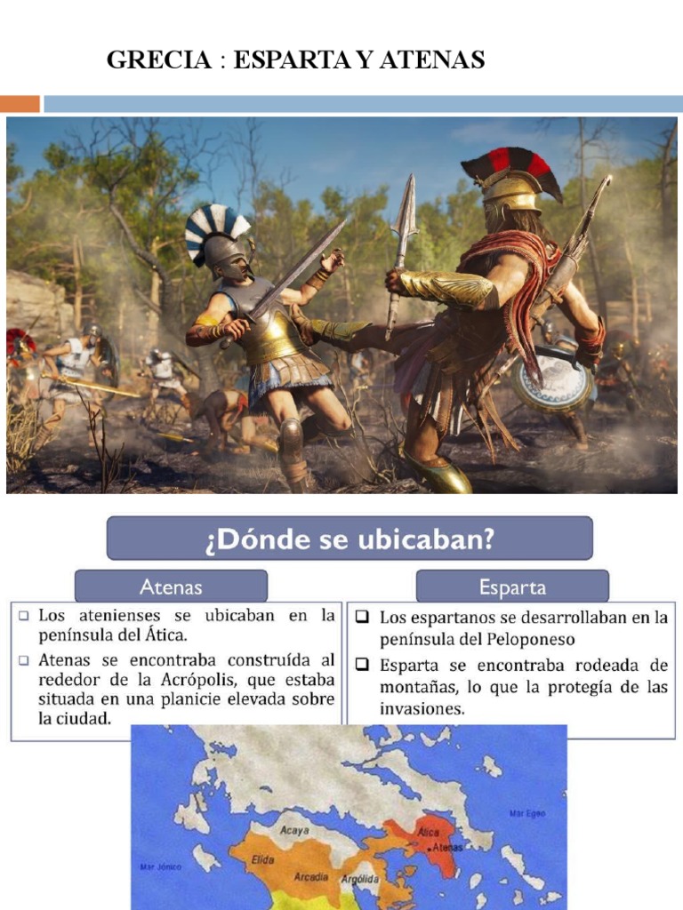 Esparta y Atenas | PDF | Esparta | Antigua Grecia