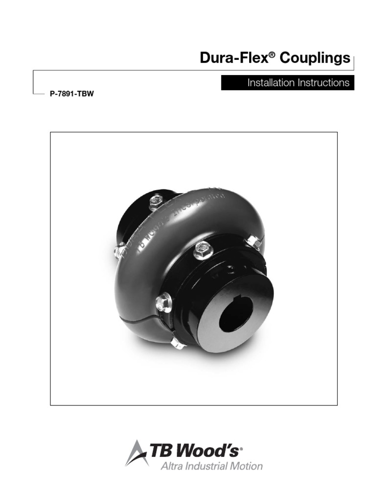 Coupling Duraflex For WCD PDF Manufactured Goods Mechanical