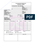 UT NDT Sample Test Report Format