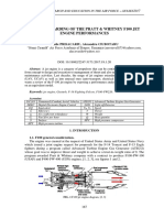 Aspect Regarding of The Pratt & Whitney F100 Jet Engine Performances