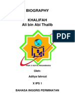 Ali bin Abi Talib Biography