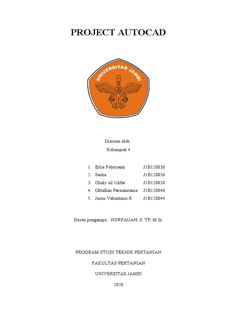 Projek AutoCAD Alsintan | PDF