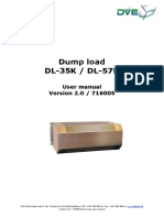 Dump Load DL-35K / DL-57K: User Manual Version 2.0 / 716005
