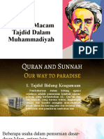 Macam - Macam Tajdid Dalam Muhammadiyah