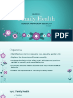 Family Health: Gender and Human Sexuality