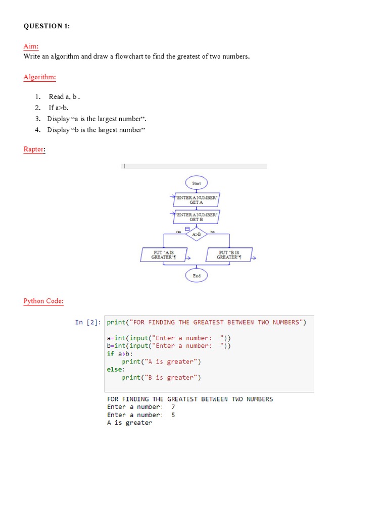 Flowcharts for Basic Algorithms | PDF | Algorithms | Numbers