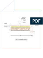 Typical Section of Footpath: Precast Paving Block, 300 X 300 X 25 MM