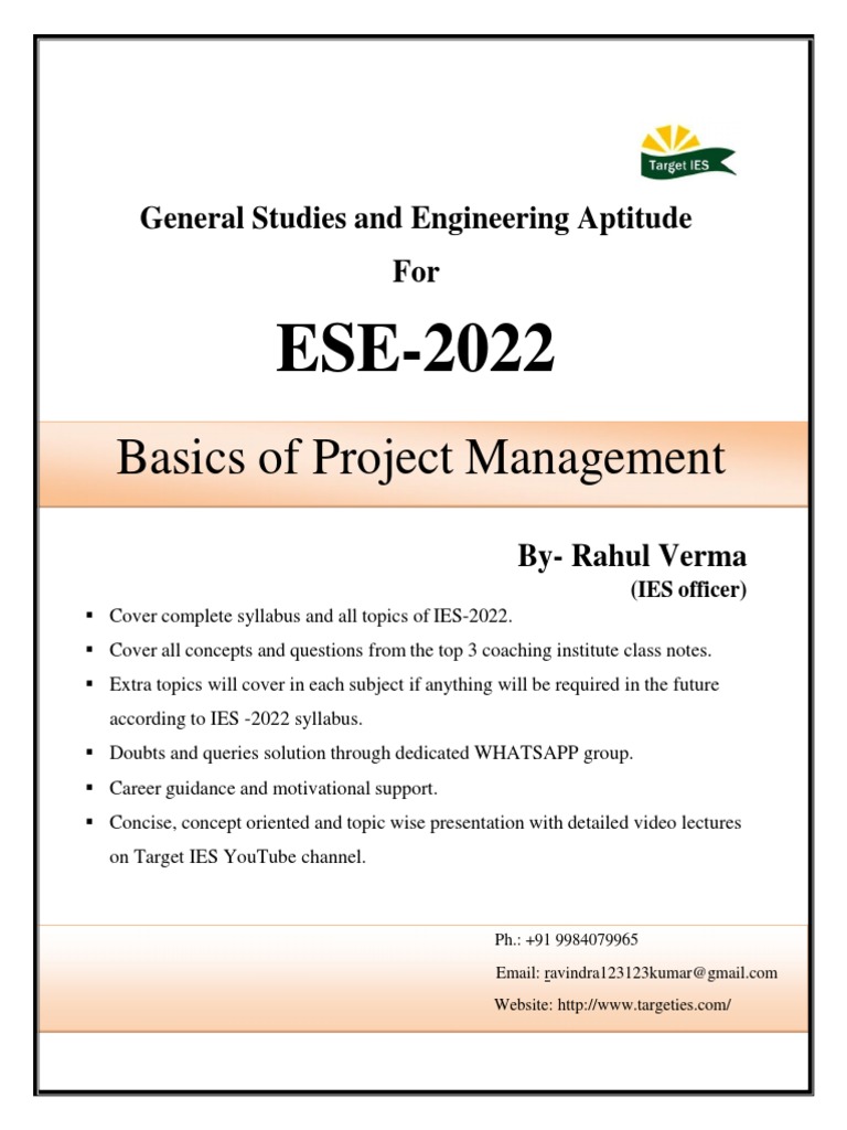PROJECT MANAGEMENT STUDY MATERIAL PDF visual data 6