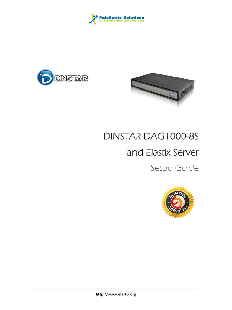 DINSTAR DAG1000-8S Setup with Elastix | PDF | Session Initiation ...