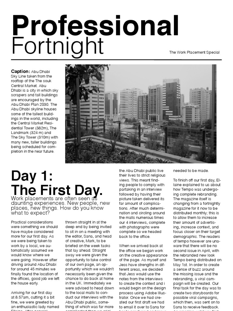 Fortnight: Day 1: The First Day | PDF | Advertising | Marketing