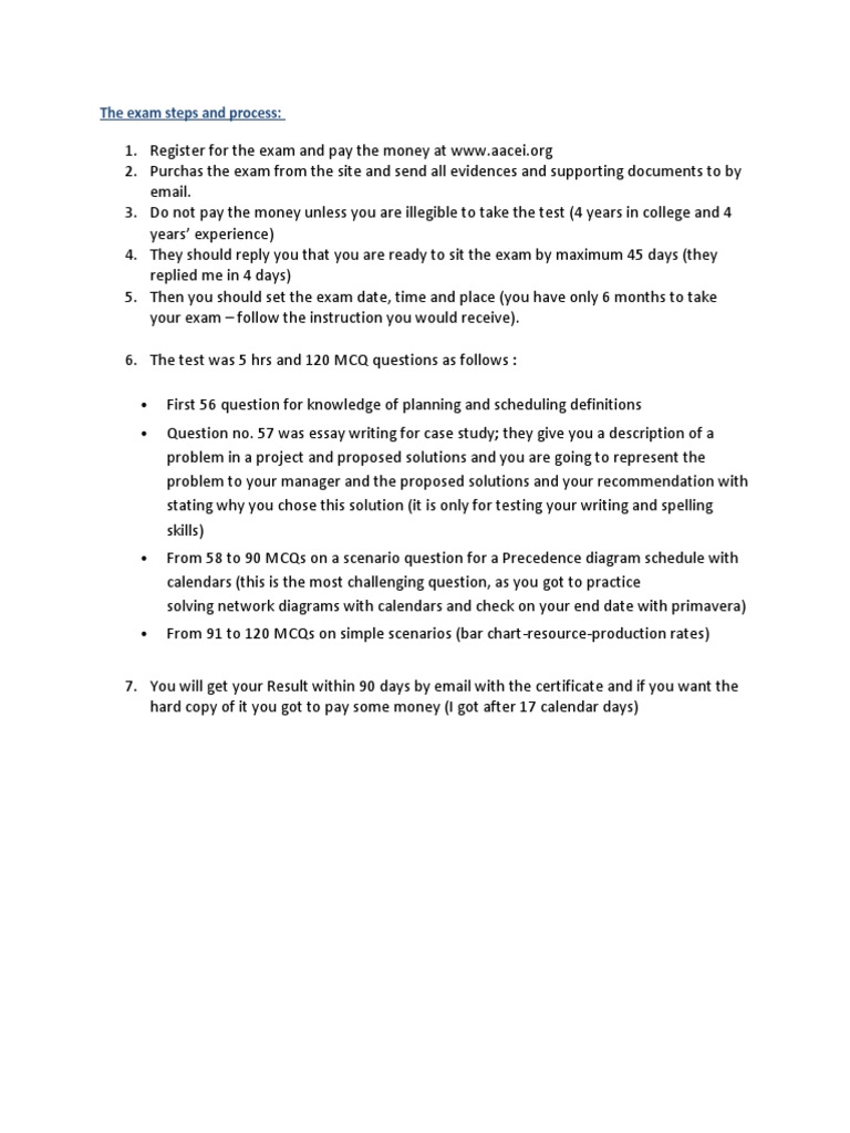 Exam Process and Study Guide | PDF | Test (Assessment) | Computing