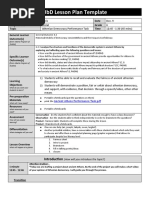 Ubd Lesson Plan Template: Teacher Name Date Subject Area Grade Topic Time General Learner Outcome (S)