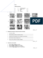 Test Unit 1 Name: Ies Leonardo Da Vinci: 1 Match The Film Types With The Pictures