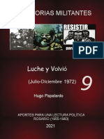 Luche y volvió: memorias militantes de Rosario 1972