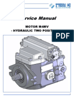 M4MV Service Manual for Hydraulic Two Position Motor