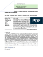 Analysis of The Attenuative Behaviour of Accelerated Cement Based Materials Through A Series of Ultrasound Pulse Echo Measurements