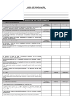 Lista de Verificação para Implementação Da NP Iso 14001