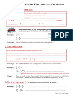 Cours 5e - Fractions - Opérations (Eleves)