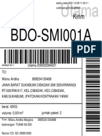 BDO-SMI001A: Kirim