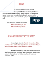 Concept of Rent