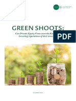 INSEAD - Green Shoots Can Private Equity Firms Meet The Responsible Investing Expectations of Their Investors