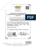 Certificate of Registration The Registration of Businesses Act 1956 (ACT 197)