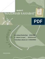 MAZHAB SAHABAT