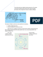 Damper winding function in synchronous motors