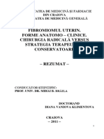 Fibromul Uterin_ Forme Anatomo-clinice_ Chirurgia Radicală Versus Strategia Terapeutică Conservatoare