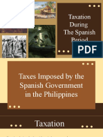 Taxation During The Spanish Era