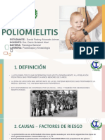 Poliomielitis: Enfermedad viral aguda que afecta el sistema nervioso