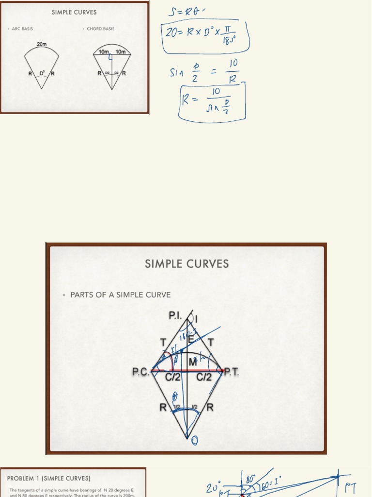Engineering Surveying Calculations | PDF