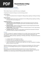 BUSS215 - Portfolio Project Directions and Rubric - Rev