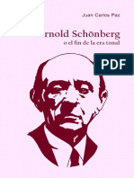 PAZ, J. - Arnold Schönberg o El Fin de La Era Tonal